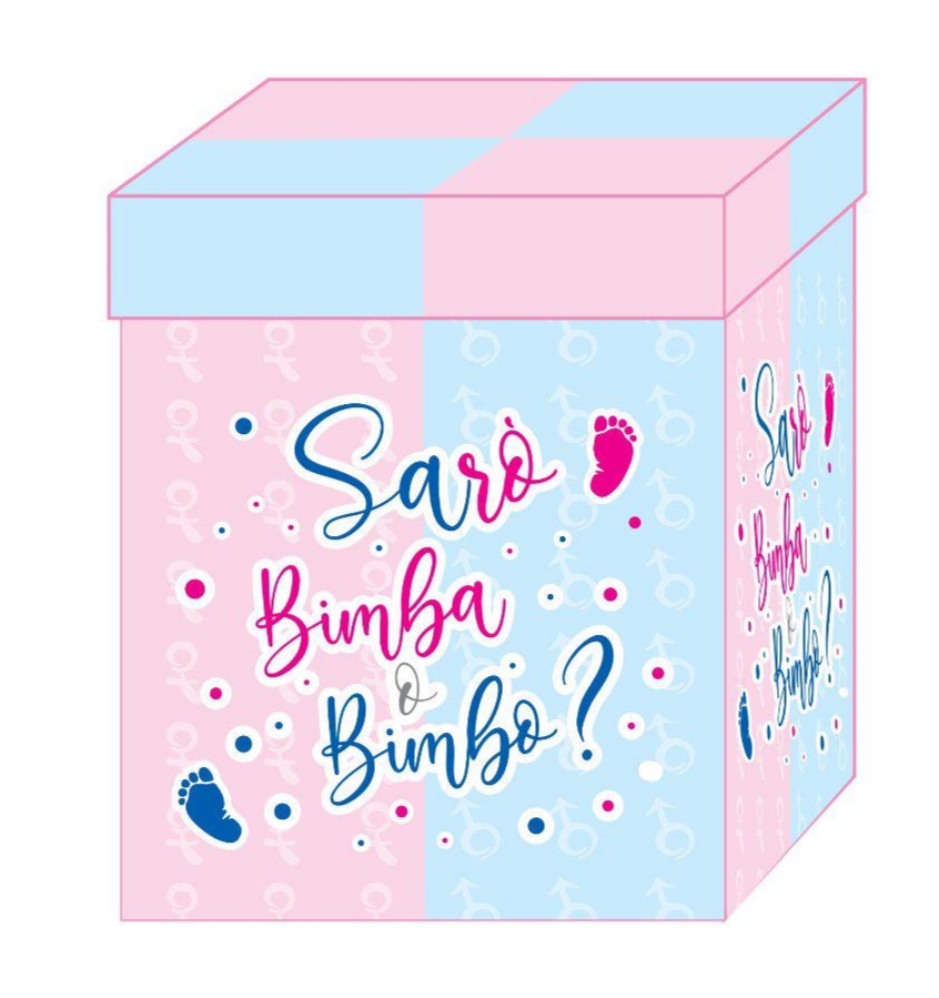 BOX SURPRISE BABY SHOWER 50X50X65 CM